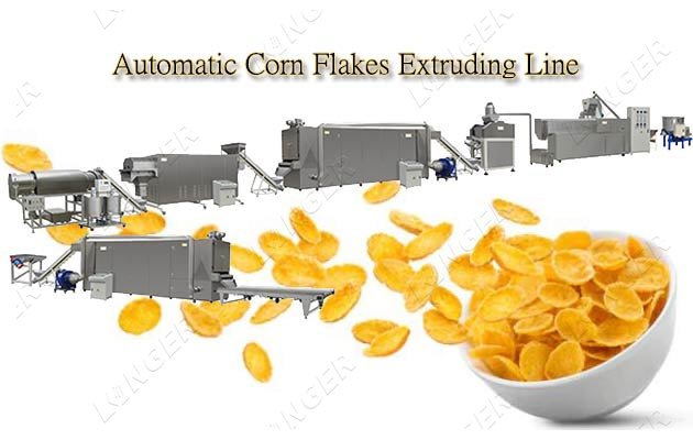 Corn flakes making process